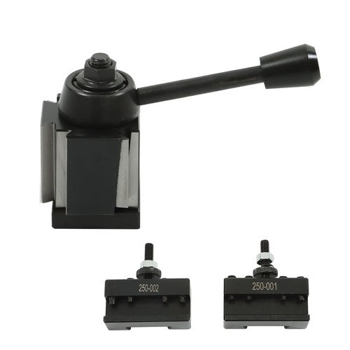 3Pcs Tool Post Wedge Type Quick Change Tool Post Swing Up To 8 Inch OXA 250-000