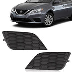 Pair Front Bumper Fog Light Cover for Nissan Sentra 2016-2019 Left Right
