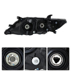 Headlights Black Fog Lights+Switch Kit For 10-11 Toyota Camry SE Left+Right Side