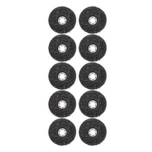 10 PCS 4-1/2" x 7/8" Black Diamond Grinding Discs Strip Discs for Angle Grinder