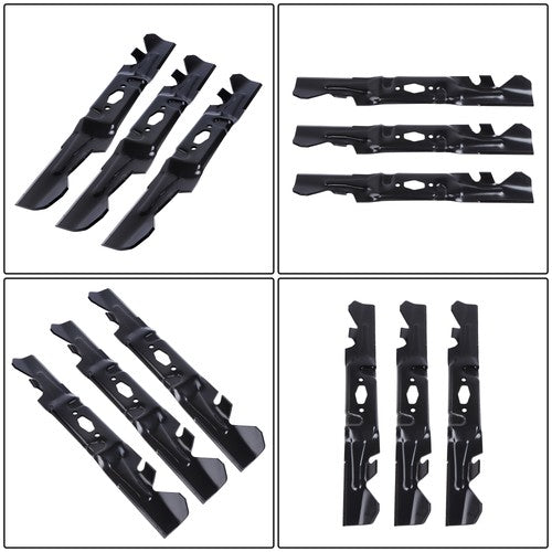 For Cub Cadet 490-110-C205 742P05086-X 742-05086-X 3 Pcs Lawn Mower Blade