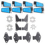 Suitable For Jeep Wrangler 2007-2018 16PCS Car Replaced Parts Door Black Hinges