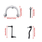 8X For Mercedes Benz ML350 2006-2011 Control Arms Ball Joint Outer Tie Rod Link
