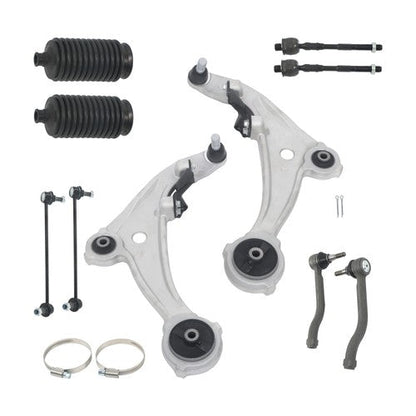 For Nissan Altima 2007-2012 Suspension Control Arms Tie Rod Ends Sway Bar Kit