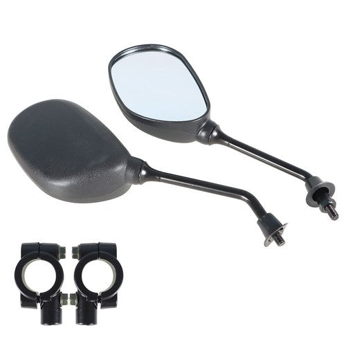 US For Honda Yamaha ATV Rear View Side Mirrors 7/8" Handlebar Mount New