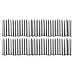 80PCS 8 Inch Plastic Landscape Anchoring Spikes, Garden Spiral Landscape Spikes