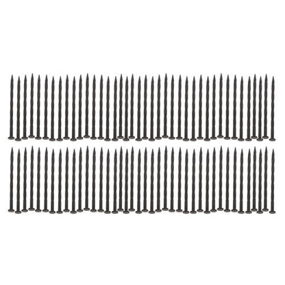 80PCS 8 Inch Plastic Landscape Anchoring Spikes, Garden Spiral Landscape Spikes