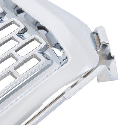 Compatible For GMC Sierra 1500 2014-2015 Chrome Front Bumper Center Mesh Grille