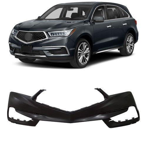 Fit For Acura MDX Plastic Primed Front Bumper Cover 2017 2018 2019 2020