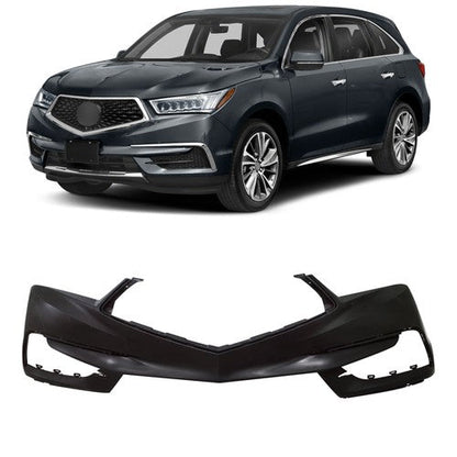 Fit For Acura MDX Plastic Primed Front Bumper Cover 2017 2018 2019 2020