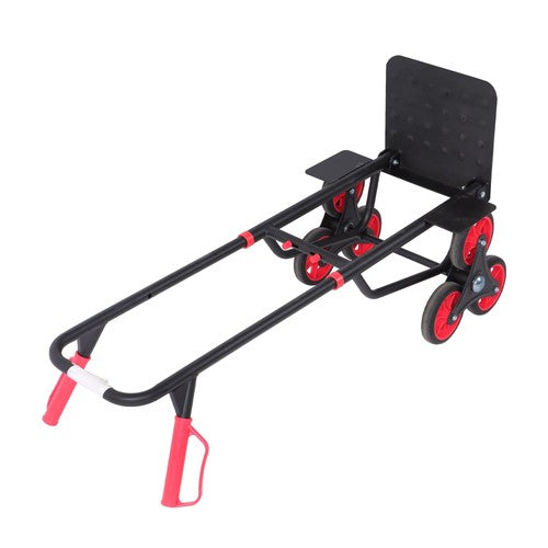W/ 6 TPR Wheels Stair Climbing Hand Truck Capacity:440lbs Telescoping Handle