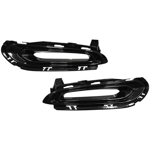 Front LED Conversion DRL Fog Lights Lamps Pair for 2016-2018 for Honda HR-V HRV