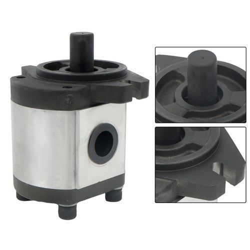 Hydraulic Gear Pump 4-12GPM SAE A-2 3/4" Keyed Shaft CCW Cast Iron Flange