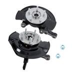 2Pcs Front Steering Knuckle & Wheel Hub Bearing Assembly For Honda CR-V 2007-09