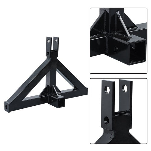 Quick Hitch Multi Compatible with Towing Hook 3 Point Trailer Hitch 2 Receiver