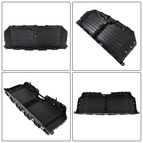ML3Z-8475-A For 21-22 Ford F-150 Radiator Upper+Lower Grille Shutter W/O Motor