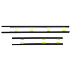 Window Weatherstrip 4PC Sweep Molded Trim Outer Black for Honda CR V 2005 EX