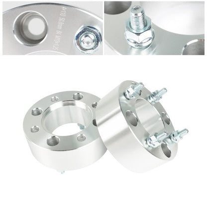Wheel Spacers For Honda Rincon 680 4x110 2" 74mm M10x1.25 Silver X4