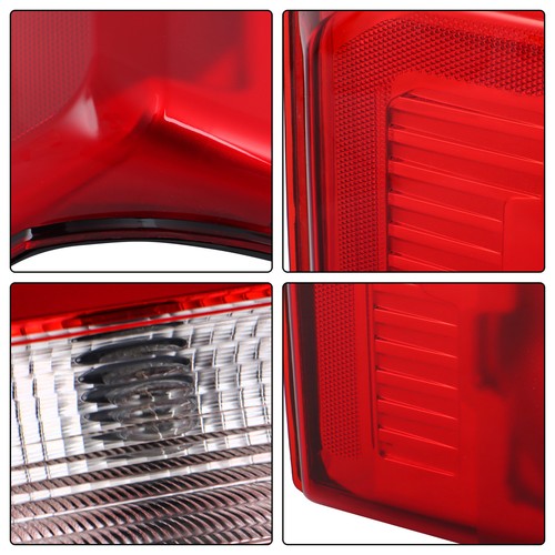 Halogen Left Tail Light w/o Blind Spot For Ford F250 F350 2023 24 Black Housing