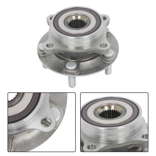 2 Pcs Wheel Hubs Bearing Assembly Front AWD For Mitsubishi Lancer 2.0L 2008-2015