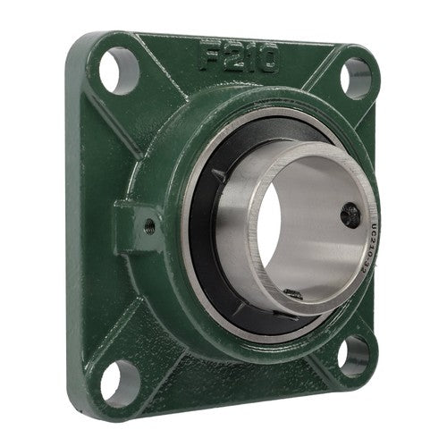 Self-Aligning UCF210-32 Pillow Block Bearing Solid Base 2" Bore 4-Bolt 2Pcs