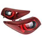 LED Tail Lights Lamp 4PCS for 2014-2017 for Infiniti Q50 Red Skyline V37 400R