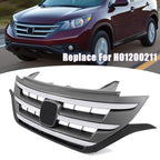 ZZ2V00502 Front Bumper Upper Grille Grill w/Chrome Trim for Honda CRV 2012-2014