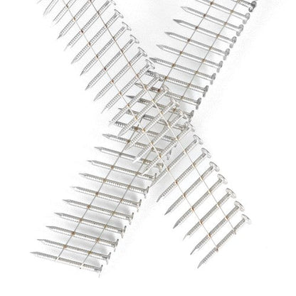 15 Degree Wire Coil 1-1/4 ×.09 Ring Shank Stainless Steel Siding Nails 1200Pcs
