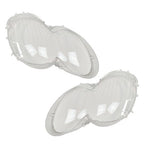 1 Pair Clear Front Headlight Lens Cover for Mercedes Benz W230 2003 2008