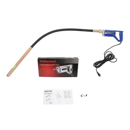 US Hand Held Concrete Vibrator Electric Vibrator With 6.6 Ft Long Shaft Concrete