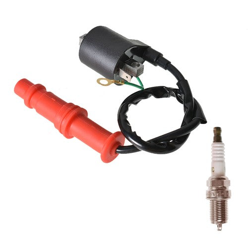 New For Polaris Sportsman 500 1996 1997 1998-2002 US Ignition Coil & Spark Plug