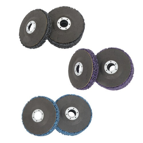 Diamond Grinding Discs 4 pieces each in blue, purple 12 Packs of 4-1/2' x 7/8'