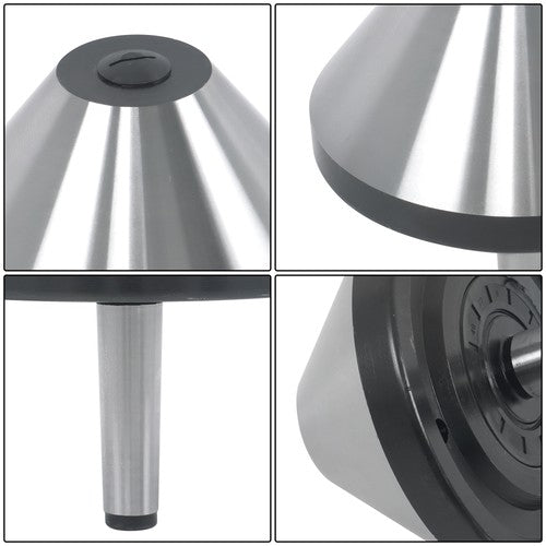 For Lathe Tool MT3 Bull Nose Live Center 6"(150mm) Triple Bearing Morse Taper #3