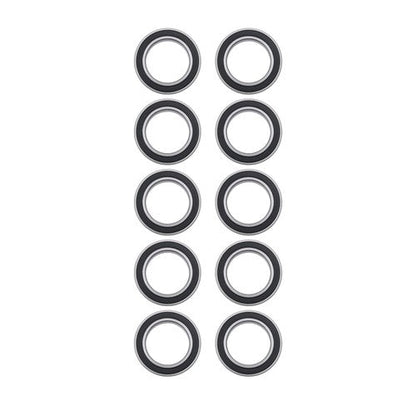 10Pcs 6908-2RS Bearings 40×62×12mm Double Rubber Seals Deep Groove Ball Bearing