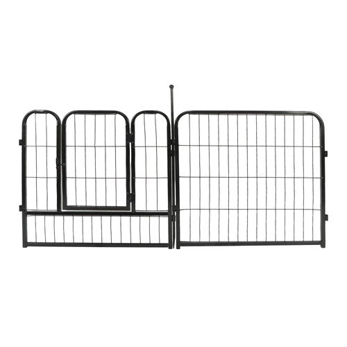 12 Panels 24x24 inch Dog Playpen Crate Fence Pet PlayPen Exercise Cage