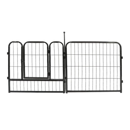 12 Panels 24x24 inch Dog Playpen Crate Fence Pet PlayPen Exercise Cage