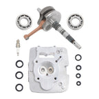 New For Honda TRX250 Rebuild kit Crankshaft+Cylinder head Bearings 13000-HM8-A40
