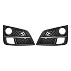 Front Bumper Fog Lights Lamps Cover w/Chrome Trim Fits 2018-2020 Honda Odyssey