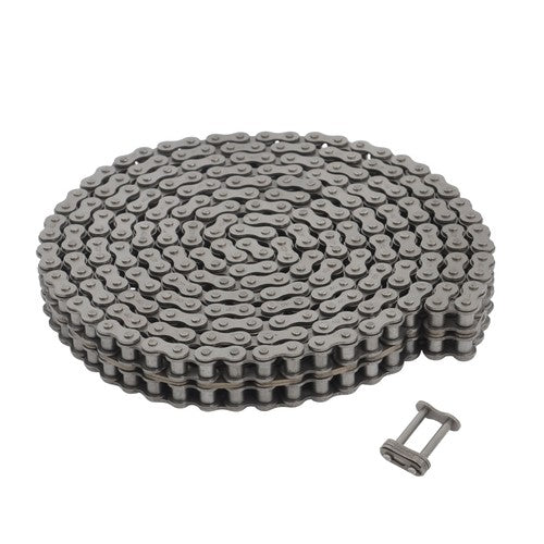 #40 Roller Chain 10 Feet With 2 Connecting Links Carbon Steel