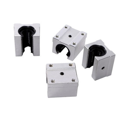 2PCS SBR16-2200mm Linear Guide Rails with 4Pcs SBR16UU Bearing Blocks