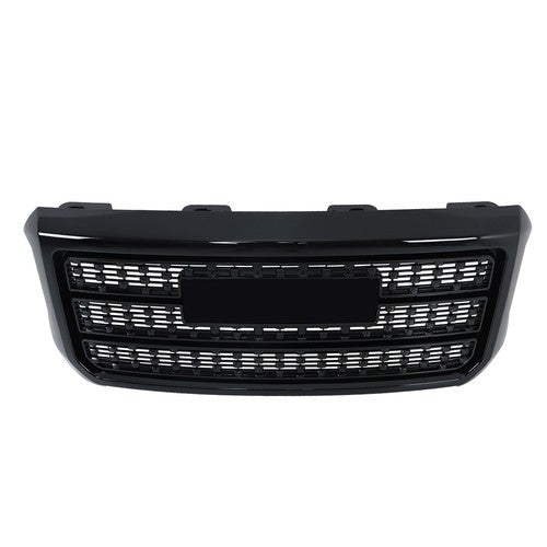 Gloss Black Front Grille For GMC Sierra 2500HD 3500HD Denali 2015-2019 Plastic