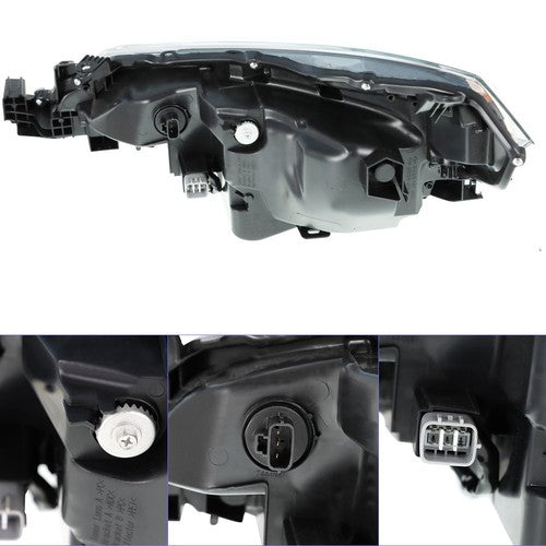 For Toyota Corolla L Le Eco 2017-2019 Headlight Projector Set Halogen L+R Clear