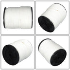 3/8in × 500ft Nylon Solid Braid Rope High UV Abrasion Resistance Industrial