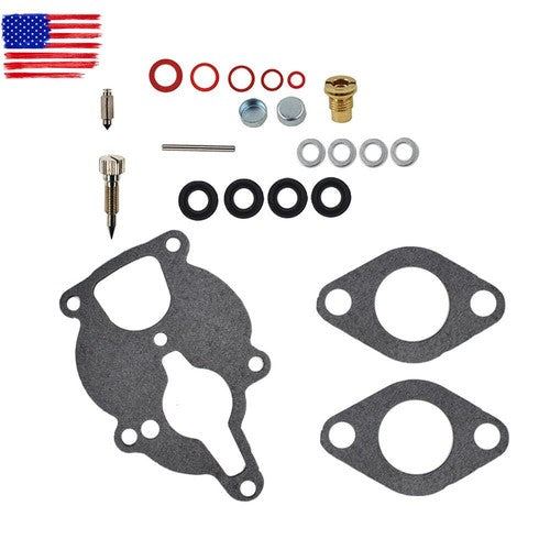 Carburetor Kit & Float For Zenith Wisconsin Engine VH4D VHD TJD Replaces LQ39