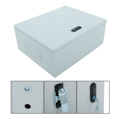 Steel Enclosure, 20 × 16 × 8" NEMA 4X Electrical Box, IP56 Waterproof Outdoor