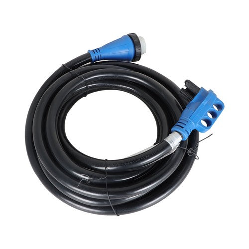 RV Extension Cord 50Amp 25FT Power Inlet Box Combo Kit Twist Lock+LED NEMA14-50P