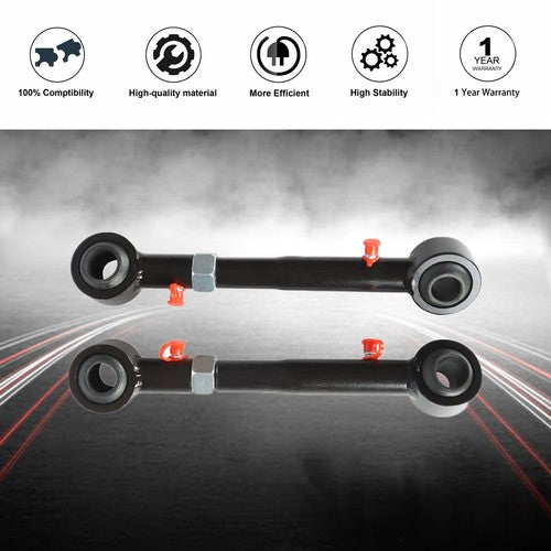 Front Sway Bar Links Disconnects 2.5-6" lifts Fit For Jeep Wrangler JK JKS 07-18