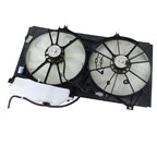 Fit 2012-2017 Toyota Camry Dual Radiator and Cooling Condenser Fan w/Kettle