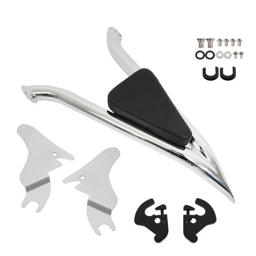 For CVO Touring Road King Glide Street Chrome 22'' Backrest Sissy Bar New
