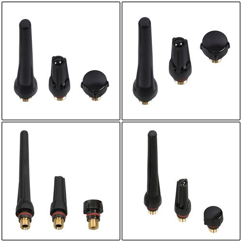 49Pcs #10 Pyrex Glass Kit TIG Torch Short Tube Gas Lens for WP-17/18/26